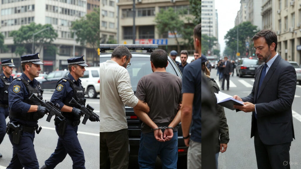 Preso em flagrante em São Paulo